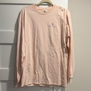 Simply Southern women’s peach Long Sleeve Tee
